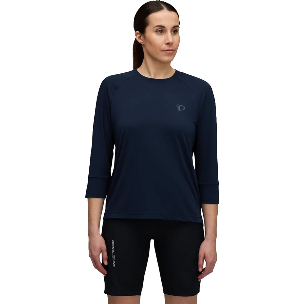 Image of PEARL iZUMi Canyon Merino 3/4 Jersey - Women's Dark Navy, S