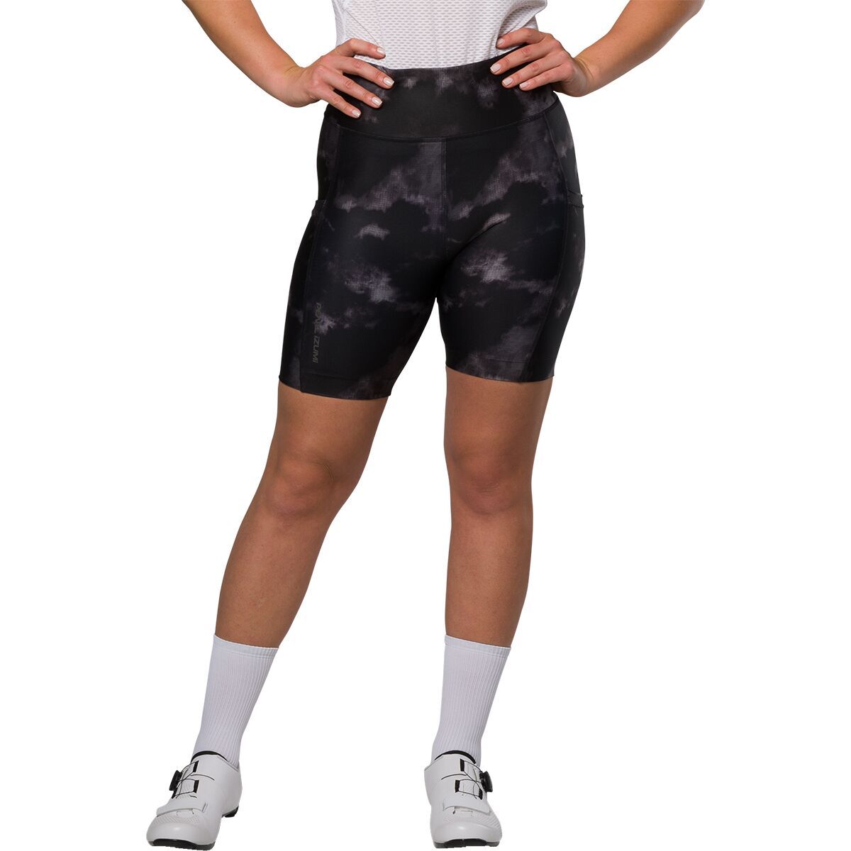 Image of PEARL iZUMi Sugar 7in Bike Short - Women's Black Spectral, XS
