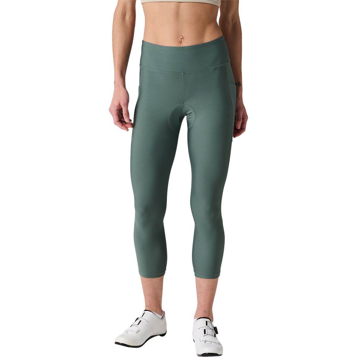 Image of PEARL iZUMi Sugar 21in Cycling Crop Tight - Women's Balsam Green, M