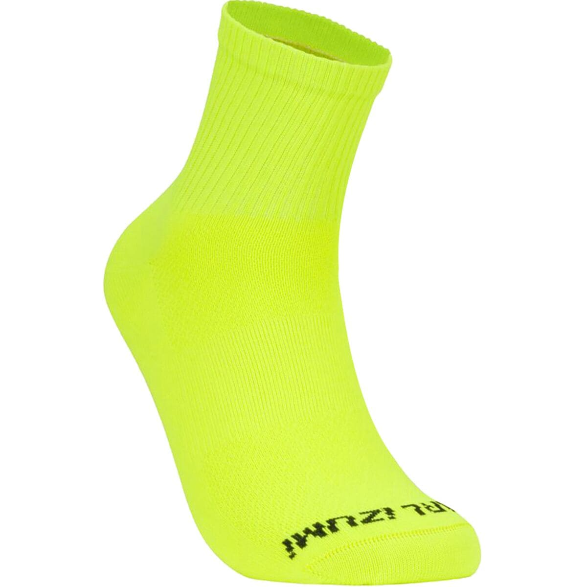 Image of PEARL iZUMi Transfer 4in Sock - Men's Screaming Yellow, M