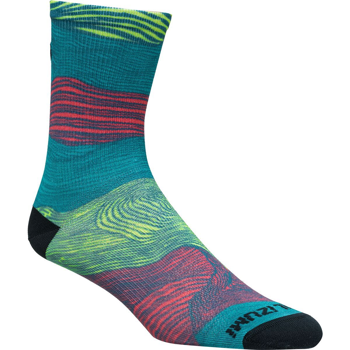 Image of PEARL iZUMi Transfer Ltd 7in Sock - Men's Fuego Contour, M