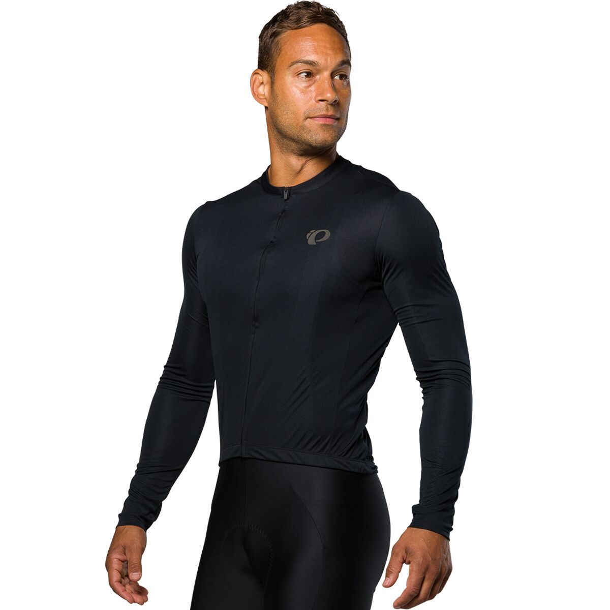 Image of PEARL iZUMi Attack Long-Sleeve Jersey - Men's Black, XL