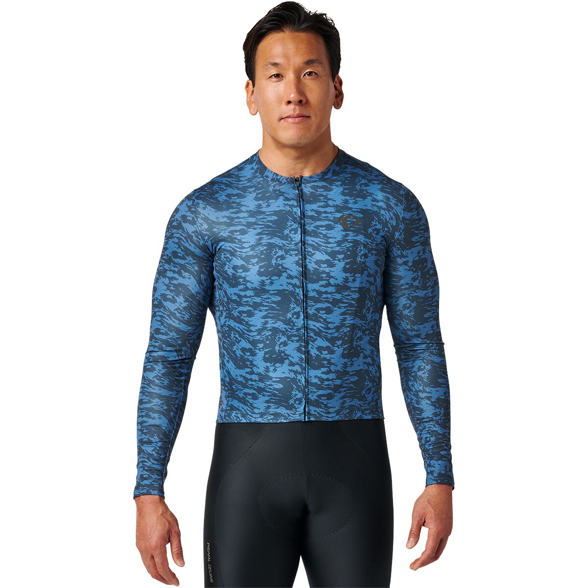 Image of PEARL iZUMi Attack Long-Sleeve Jersey - Men's Dark Slate Waverock, L