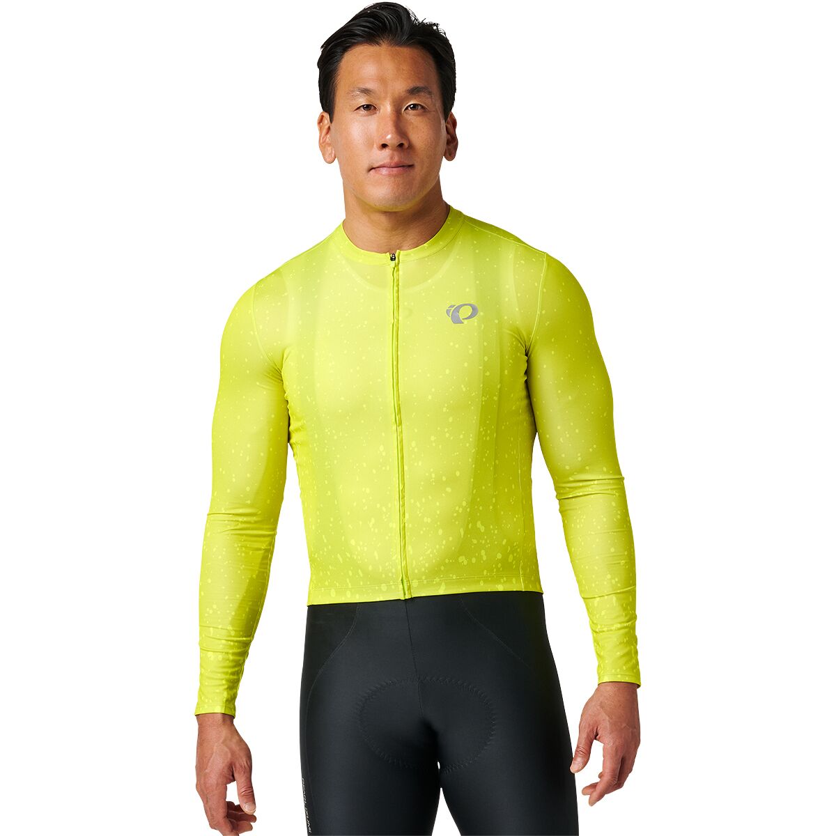 Image of PEARL iZUMi Attack Long-Sleeve Jersey - Men's Screaming Yellow Splatera, S