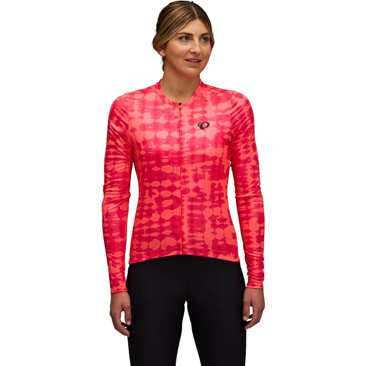 Image of PEARL iZUMi Attack Long-Sleeve Jersey - Women's Fiery Coral Immerse, L