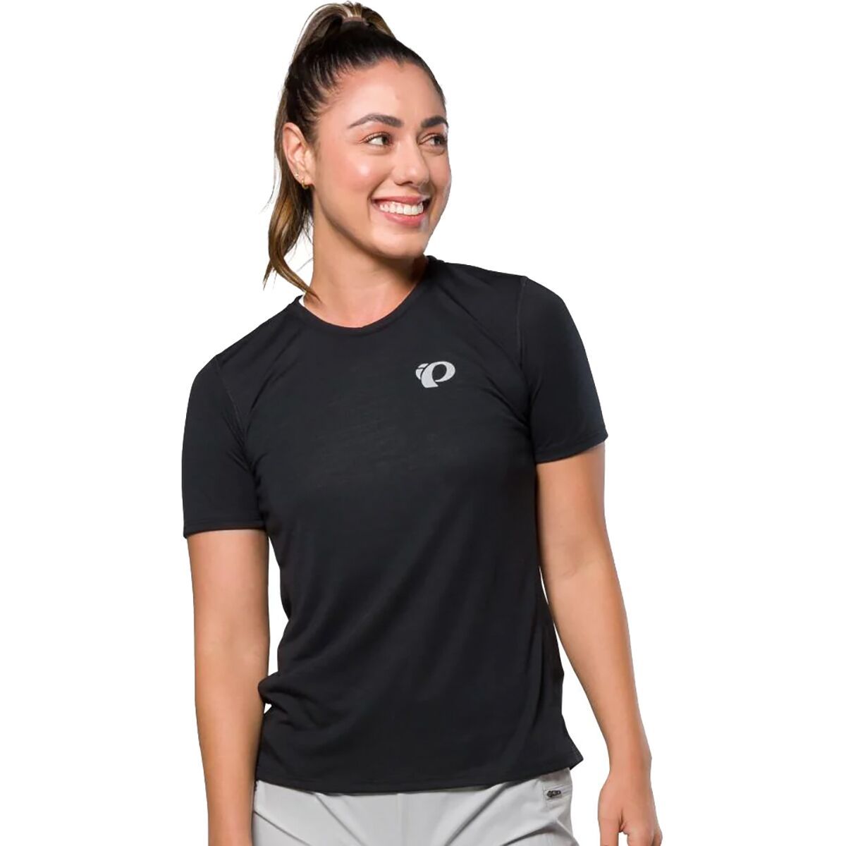 Image of PEARL iZUMi Canyon Short-Sleeve Jersey - Women's Black, S