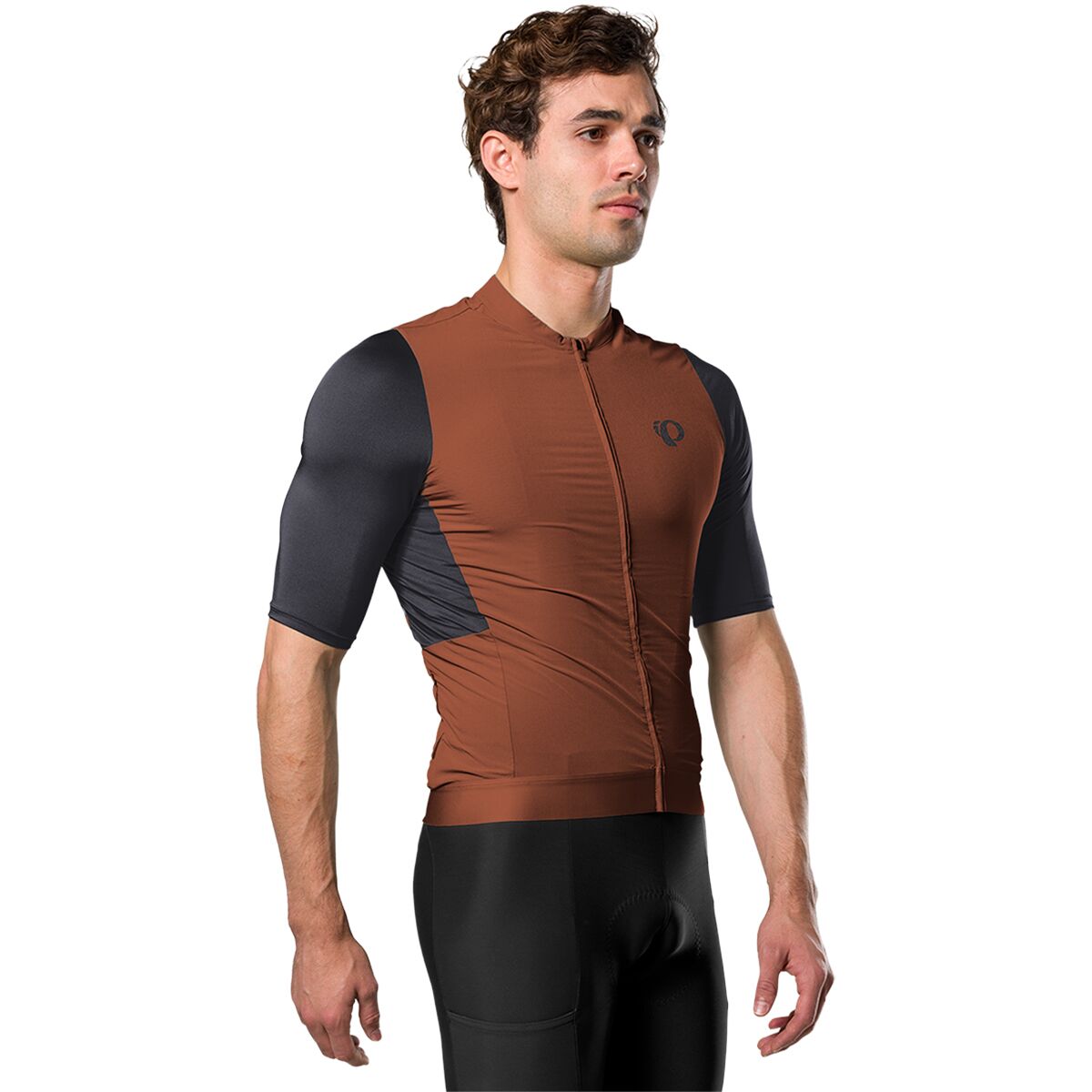 Image of PEARL iZUMi Expedition Short-Sleeve Jersey - Men's Root Beer/Black, S