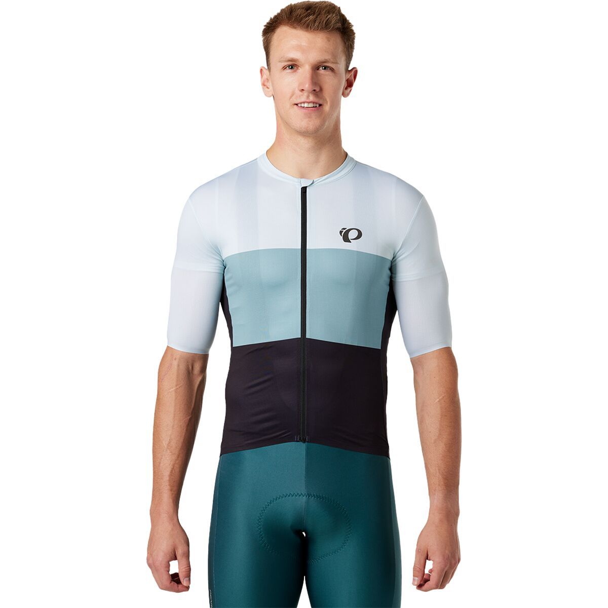 Image of PEARL iZUMi Pro Short-Sleeve Jersey - Men's Surf Spray Tri Color, L