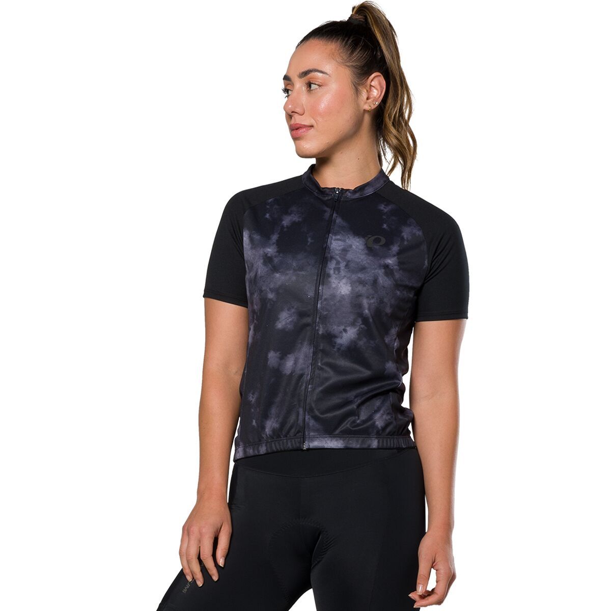 Image of PEARL iZUMi Quest Graphic Jersey - Women's Black Spectral, M