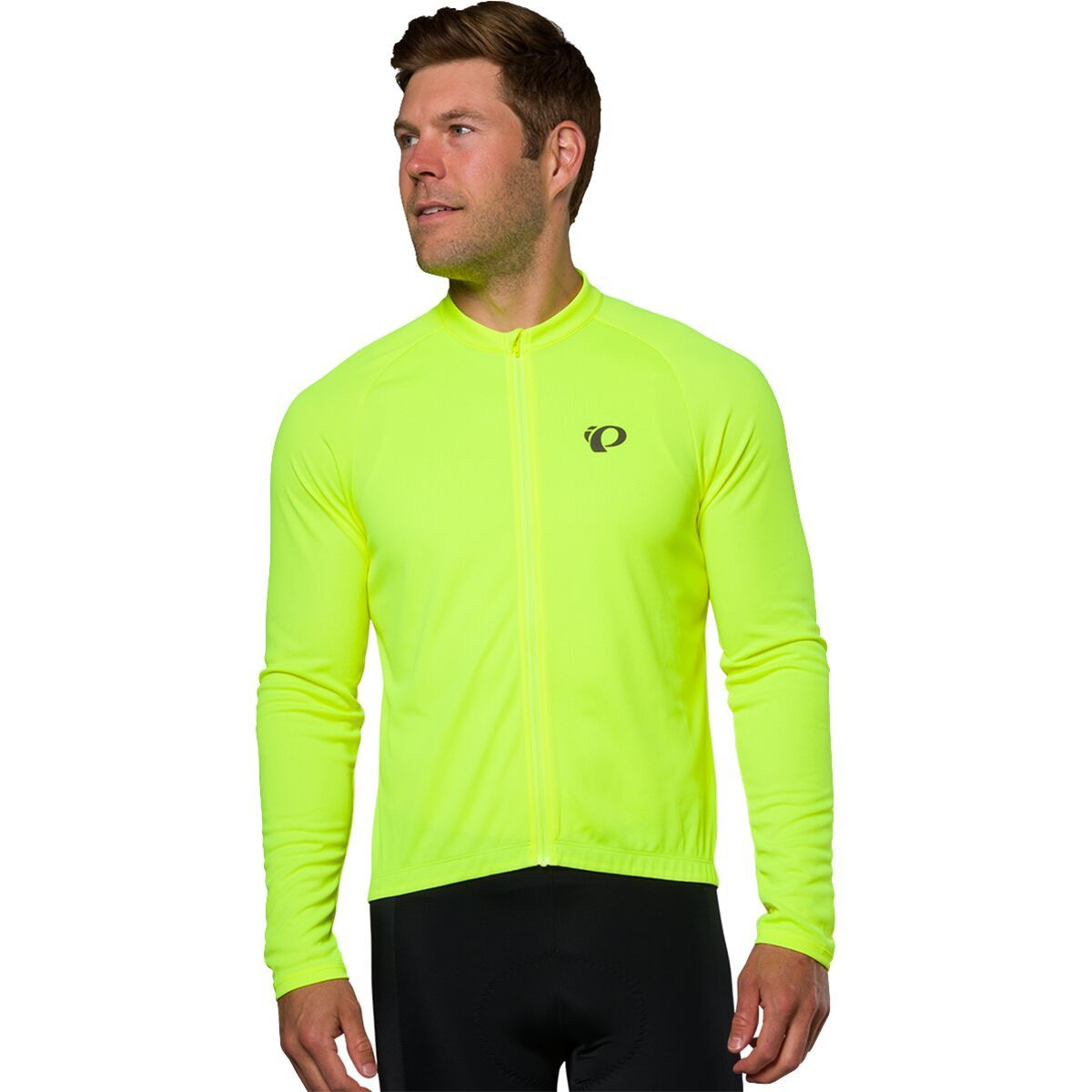 Image of PEARL iZUMi Quest Long-Sleeve Jersey - Men's Screaming Yellow, S