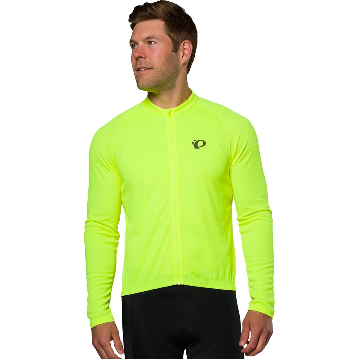 Image of PEARL iZUMi Quest Long-Sleeve Jersey - Men's Screaming Yellow, L