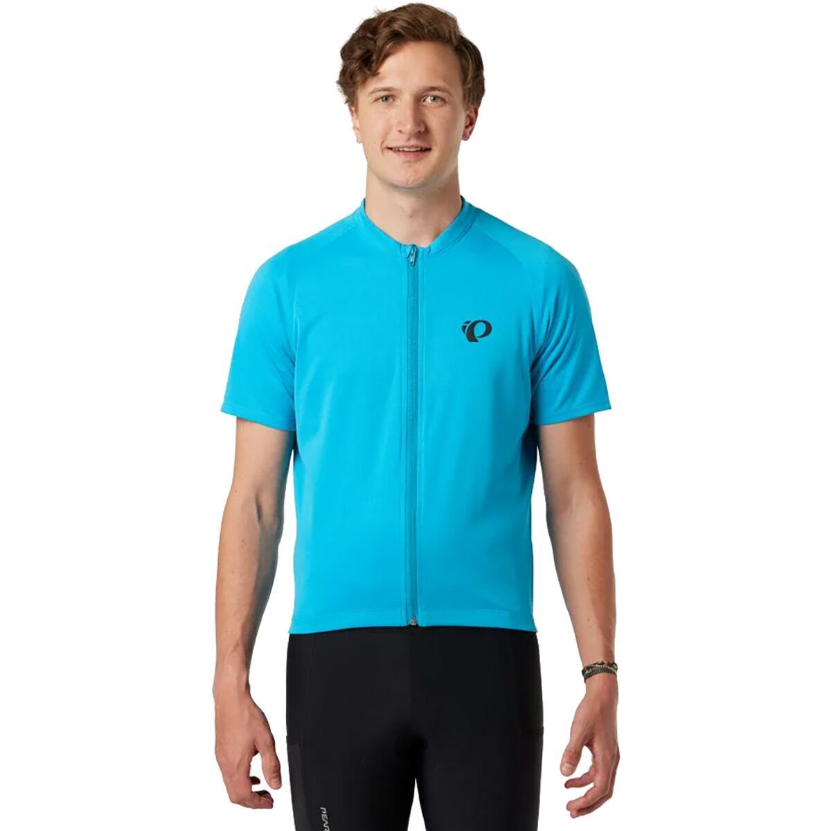 Image of PEARL iZUMi Quest Short-Sleeve Jersey - Men's Blue Buzz, S
