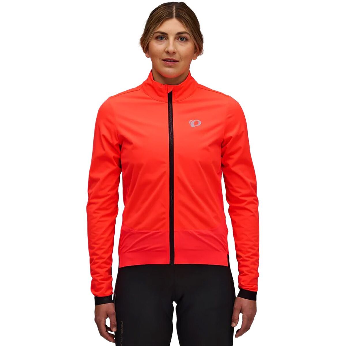 Image of PEARL iZUMi Attack Hybrid Jacket - Women's Fiery Coral/Black, M