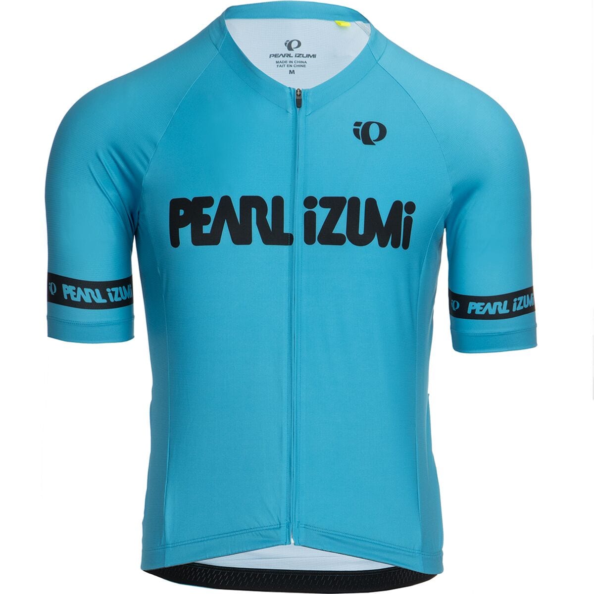 Image of PEARL iZUMi Attack Air Short-Sleeve Special Edition Jersey - Men's Blue Buzz Bioviz Remix, XL