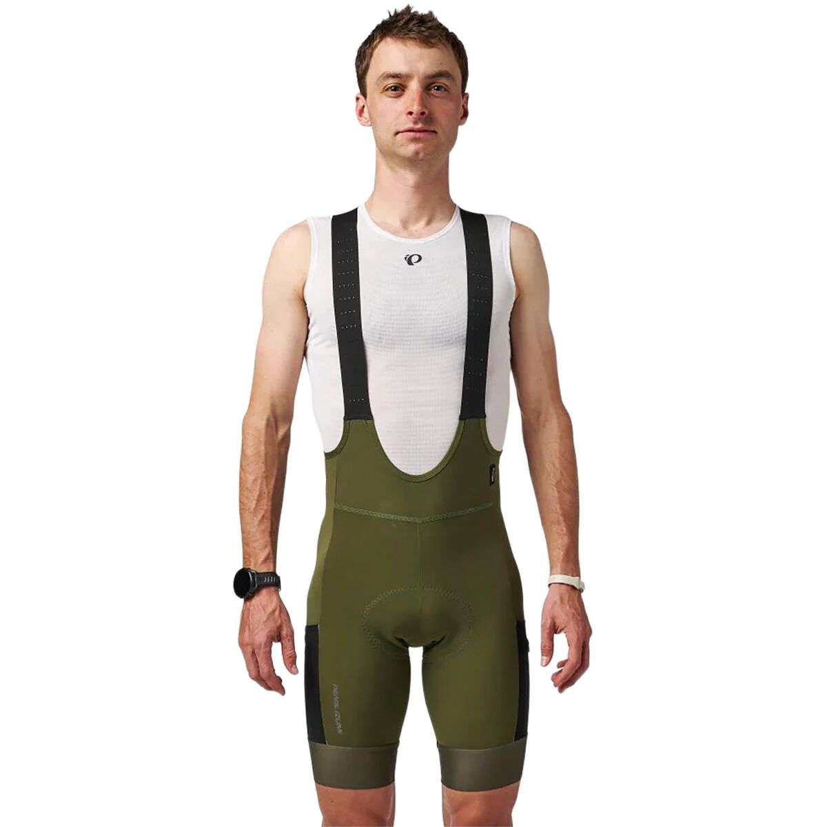 Image of PEARL iZUMi Expedition Pro Bib Short - Men's Olive Night, XL