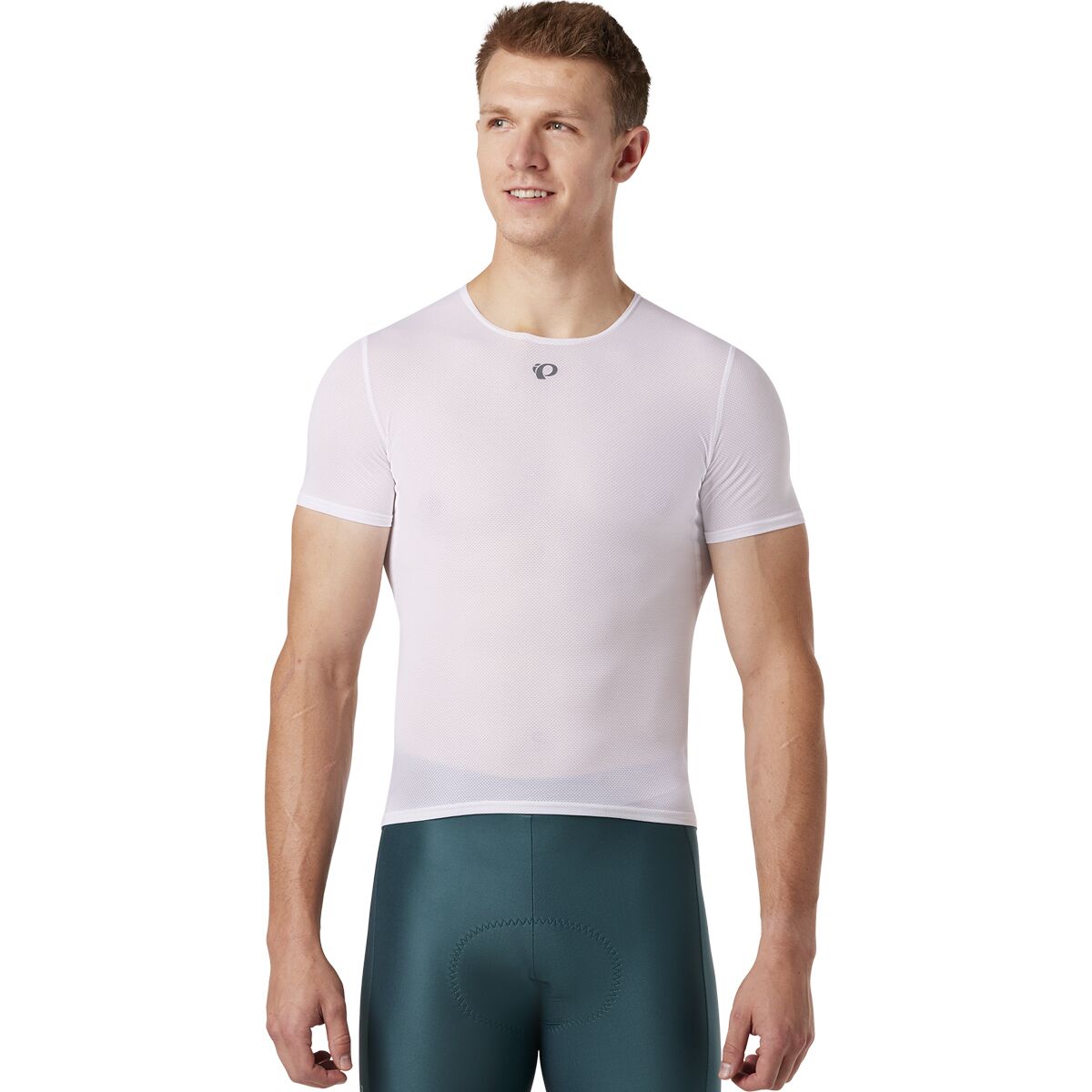 Image of PEARL iZUMi Transfer Mesh Baselayer - Men's White, XL