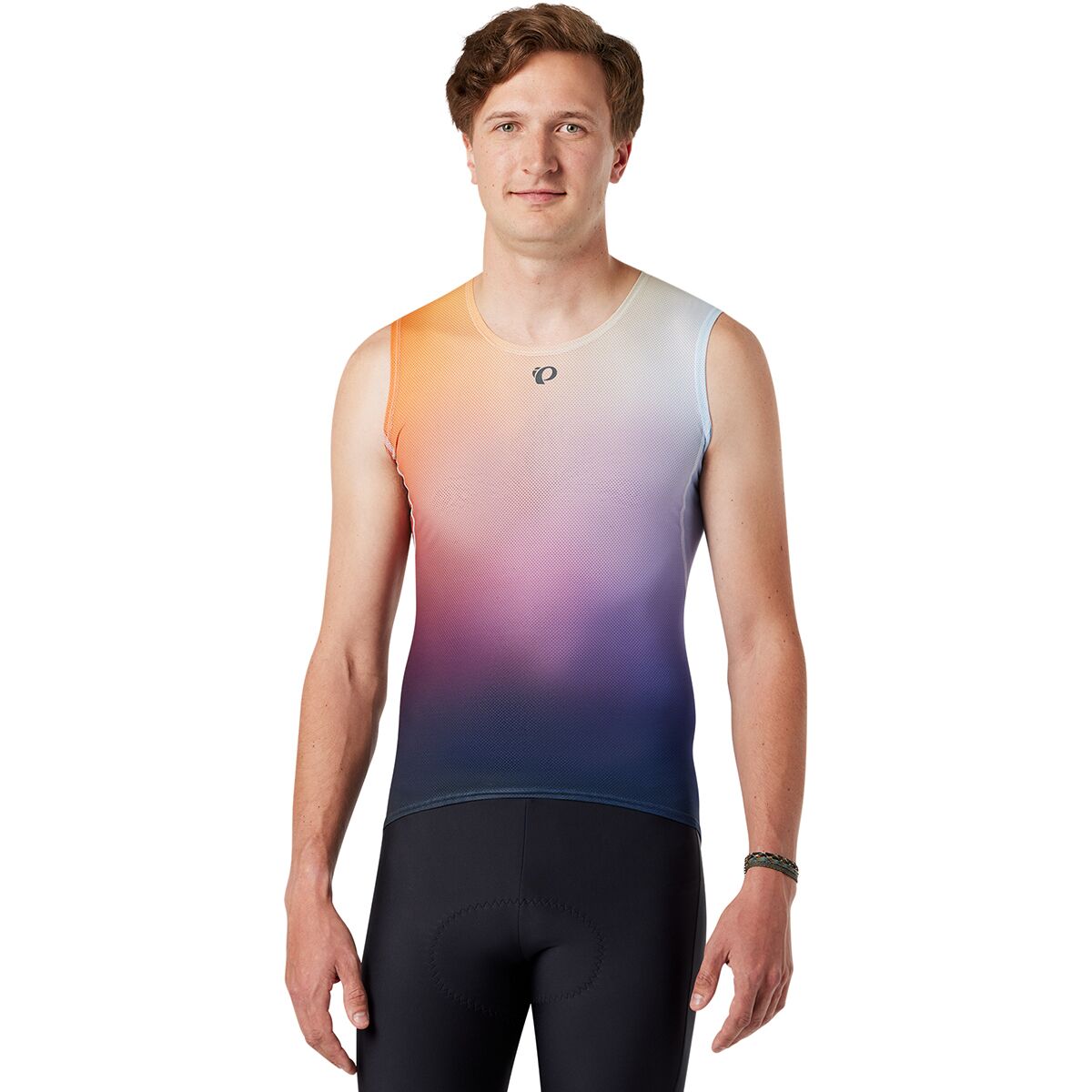 PEARL iZUMi PEARL iZUMi Transfer Mesh Sleeveless Baselayer - Men's Melon Air Dye, M