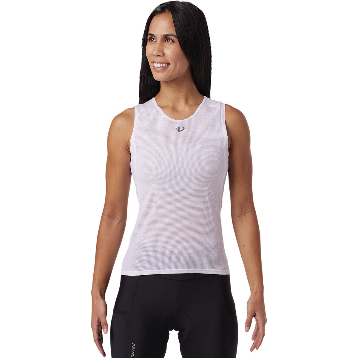 Image of PEARL iZUMi Transfer Mesh Sleeveless Baselayer - Women's White, S