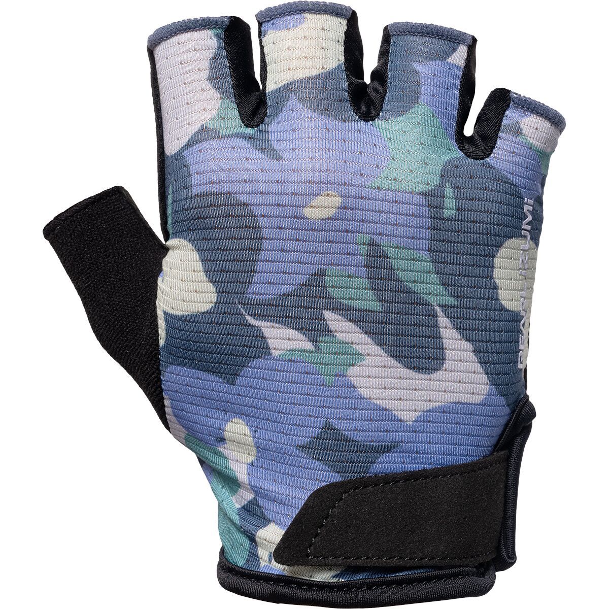 Image of PEARL iZUMi Cush Print Glove - Women's Vintage Indigo Fleurish, S