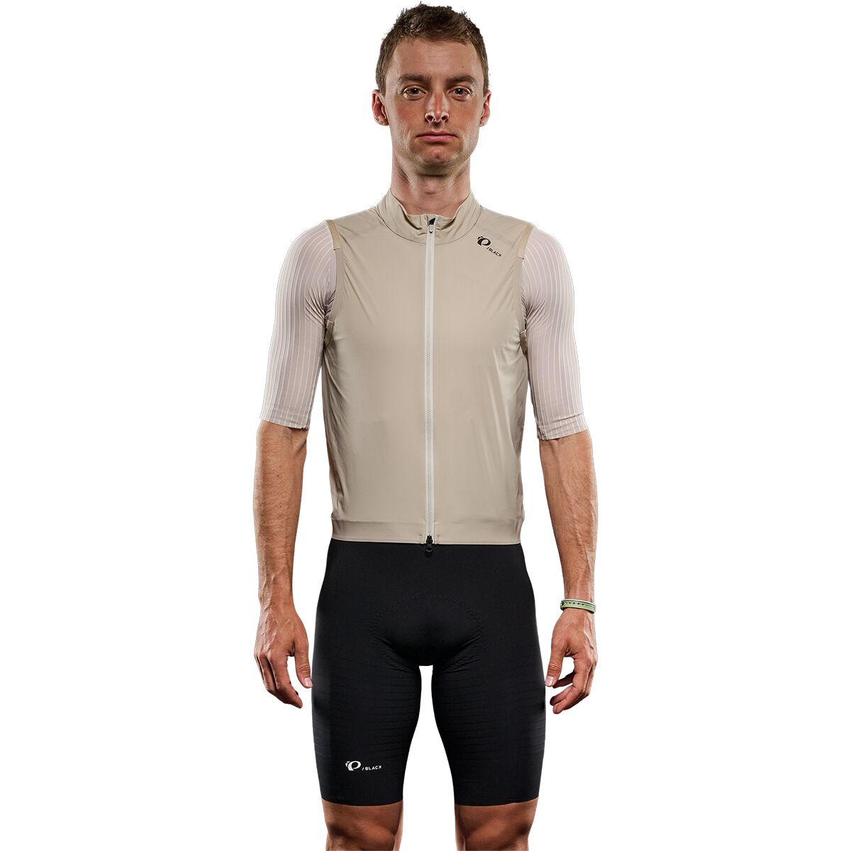 Image of PEARL iZUMi Pi PRO/BLACK Wind Vest - Men's Feather Grey, S