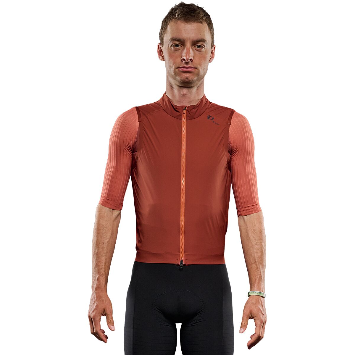 Image of PEARL iZUMi Pi PRO/BLACK Wind Vest - Men's Smoked Paprika, S