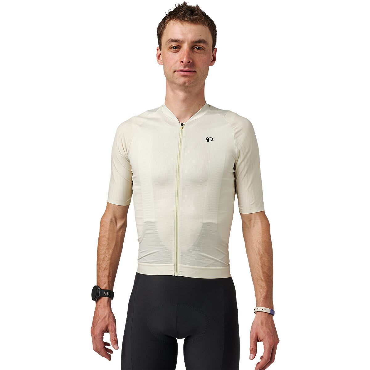 Image of PEARL iZUMi PI/Red Short-Sleeve Cycling Jersey - Men's Aloe Wash, XL