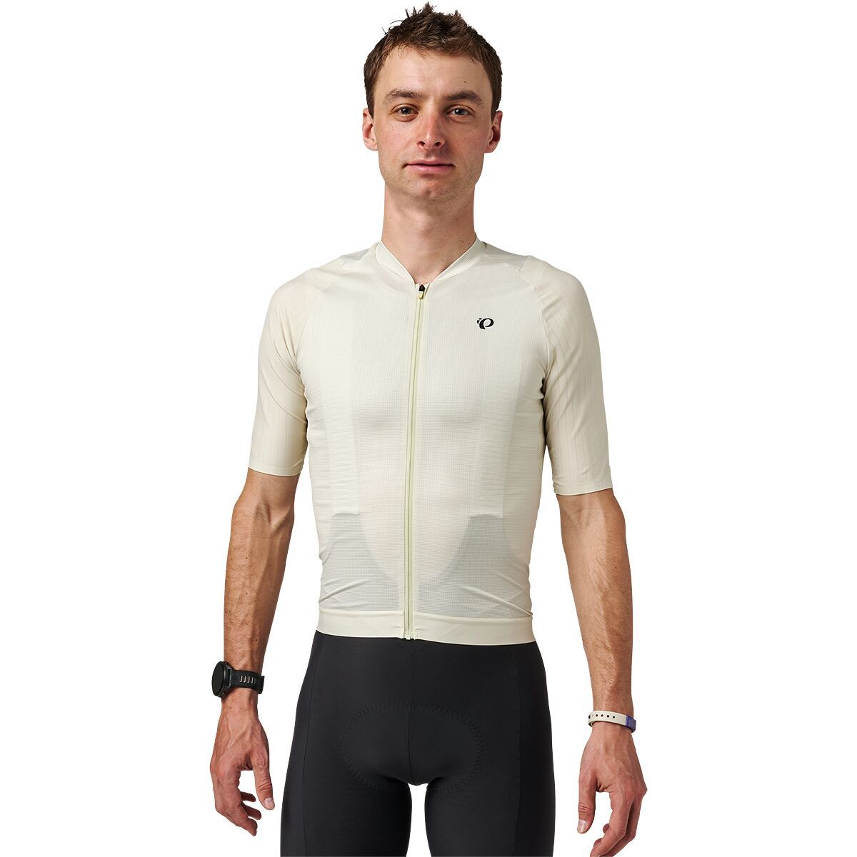 Image of PEARL iZUMi PI/Red Short-Sleeve Cycling Jersey - Men's Aloe Wash, L