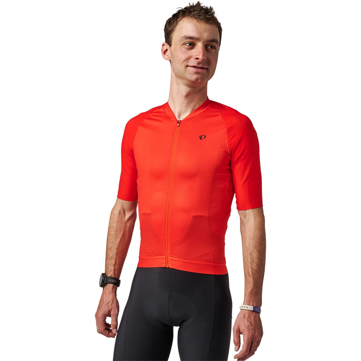 Image of PEARL iZUMi PI/Red Short-Sleeve Cycling Jersey - Men's Cherry Tomato, L