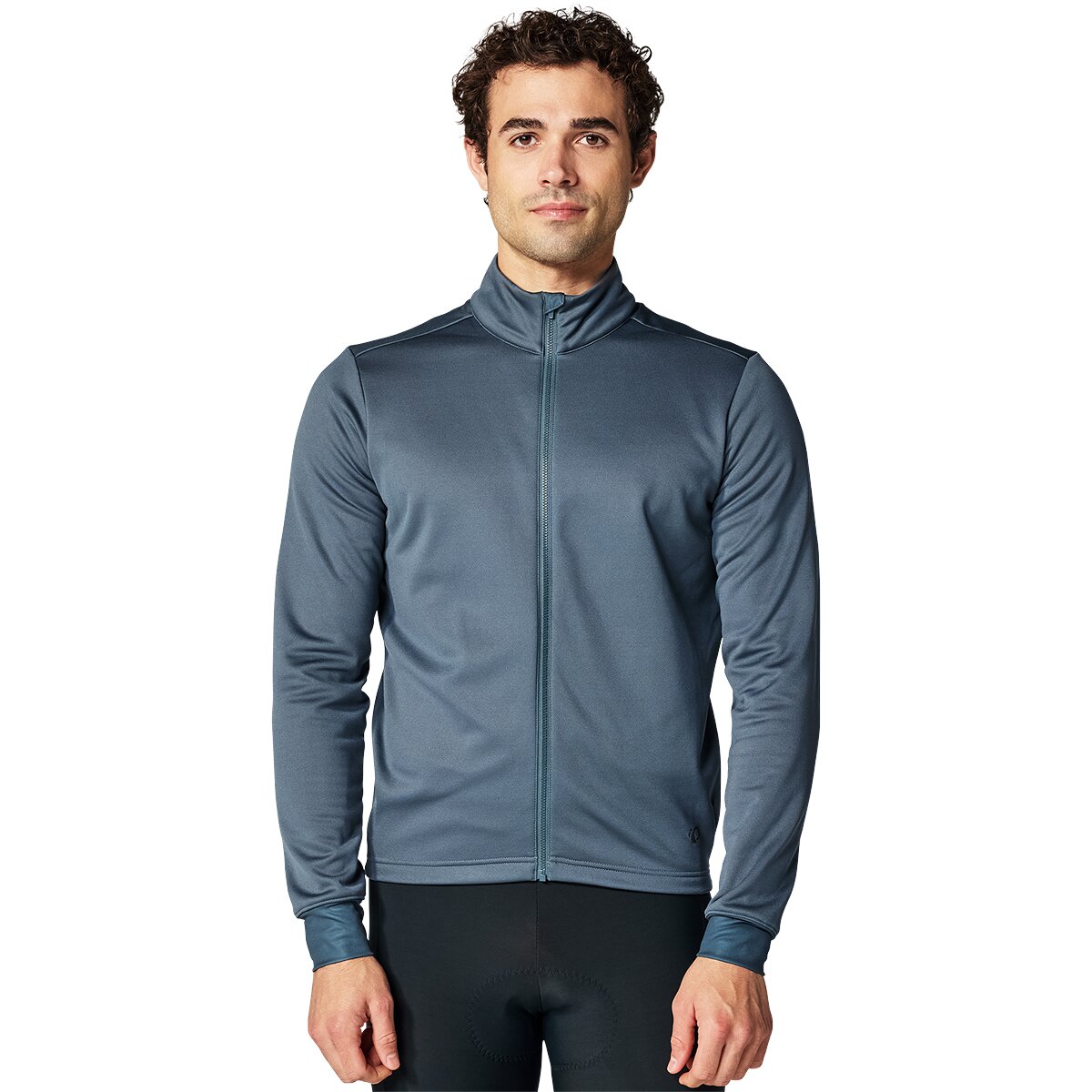 Image of PEARL iZUMi Quest Thermal Long-Sleeve Jersey - Men's Dark Slate, XL