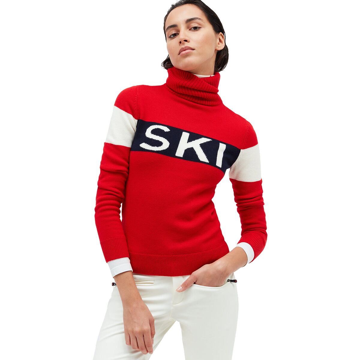 Pre-owned Perfect Moment Ski Ii Sweater - Women's In Red