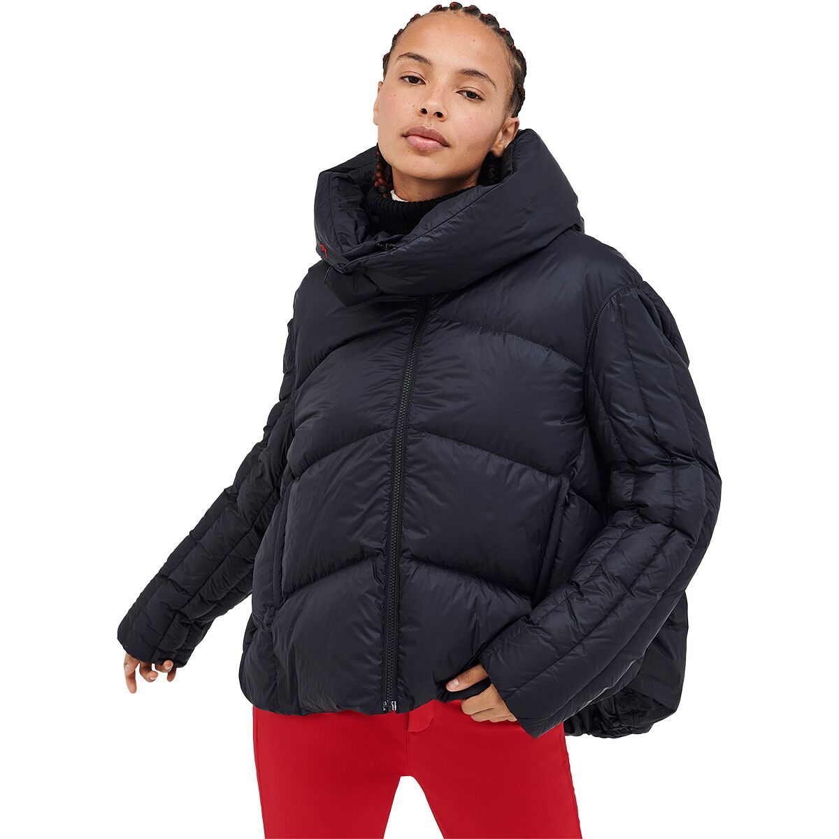 Pre-owned Perfect Moment Orelle Short Down Jacket - Women's In Black