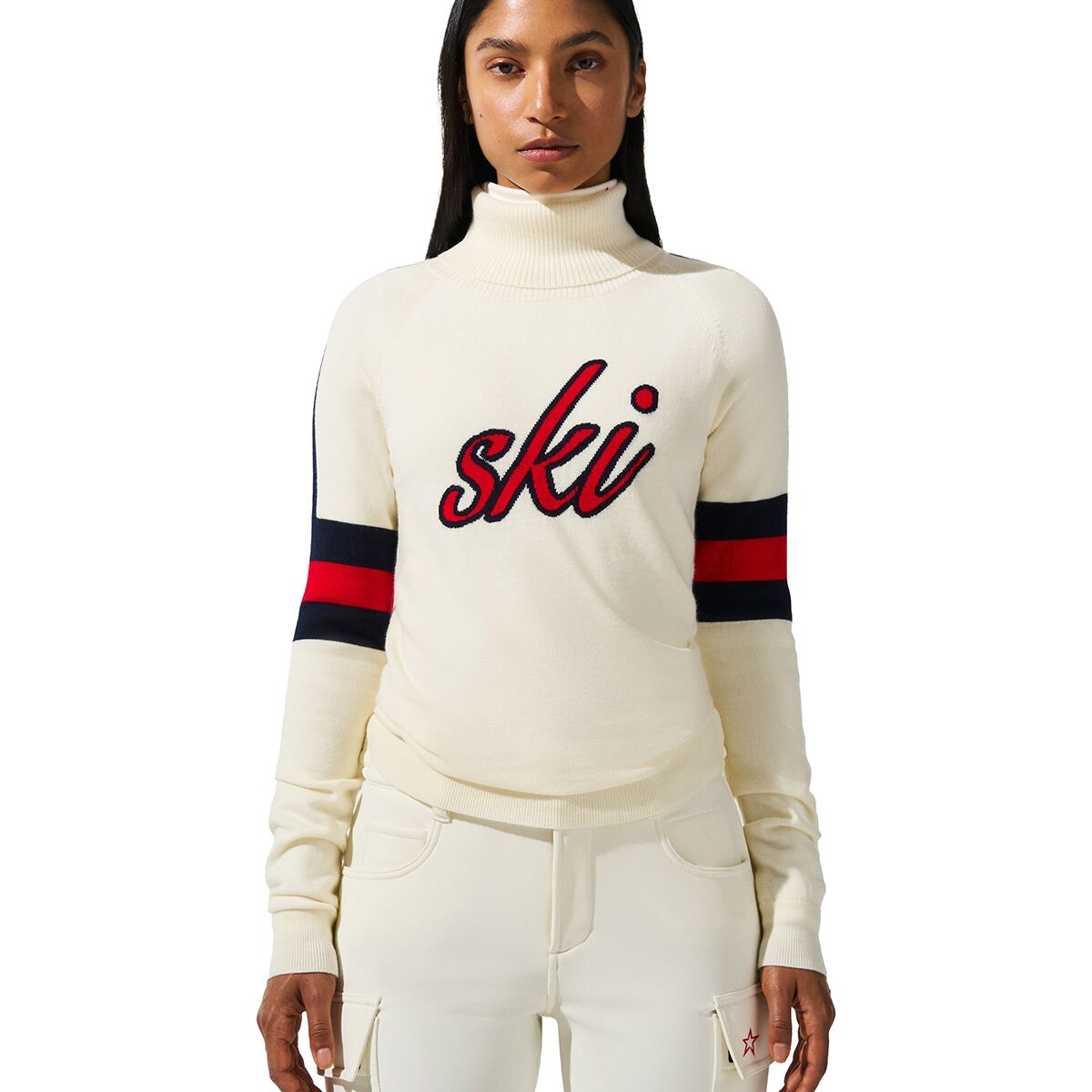 Perfect Moment Perfect Moment Neve Wool Sweater - Women's Snow White, XL
