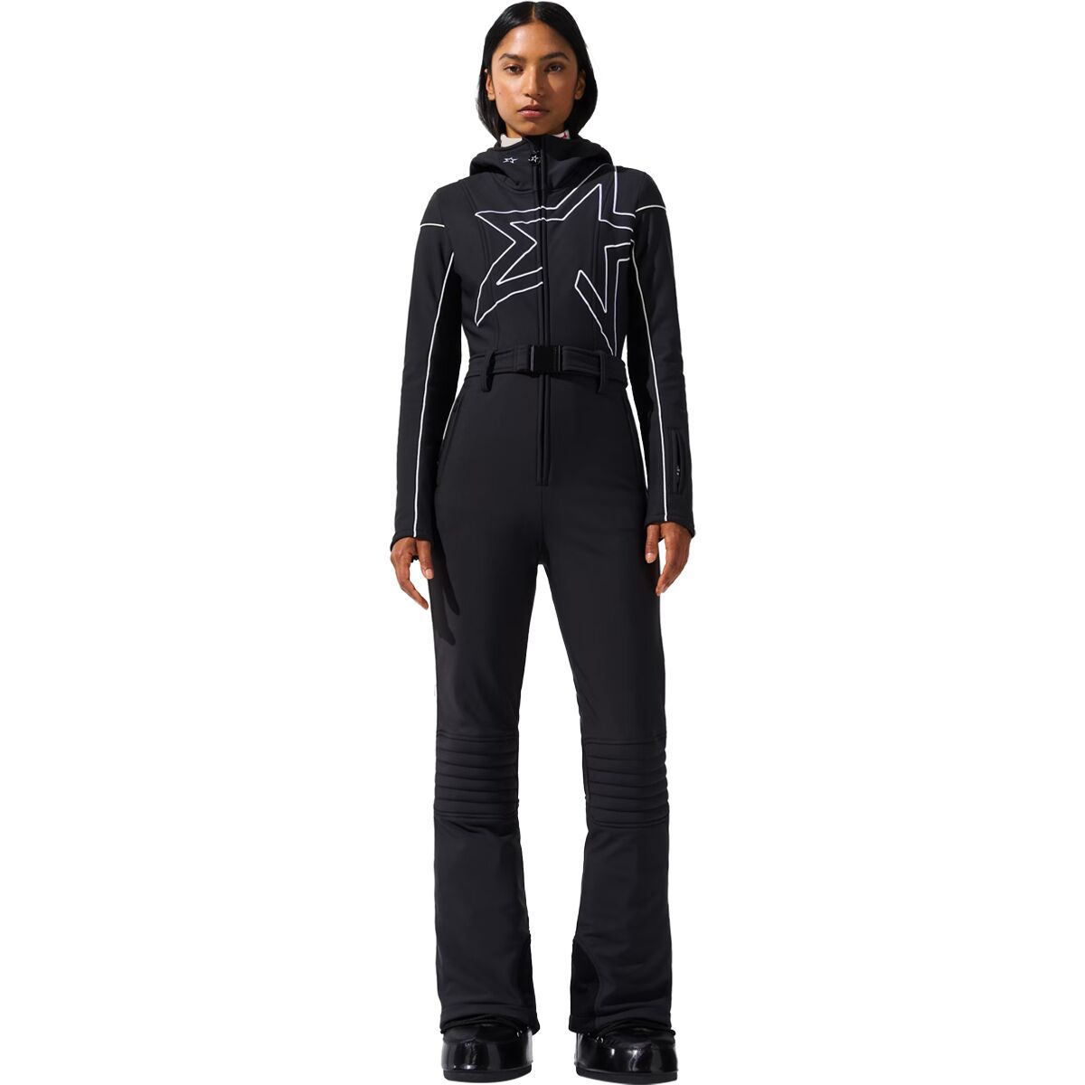 Perfect Moment Sammy Star Ski Suit - Women's Black/Snow White, XL