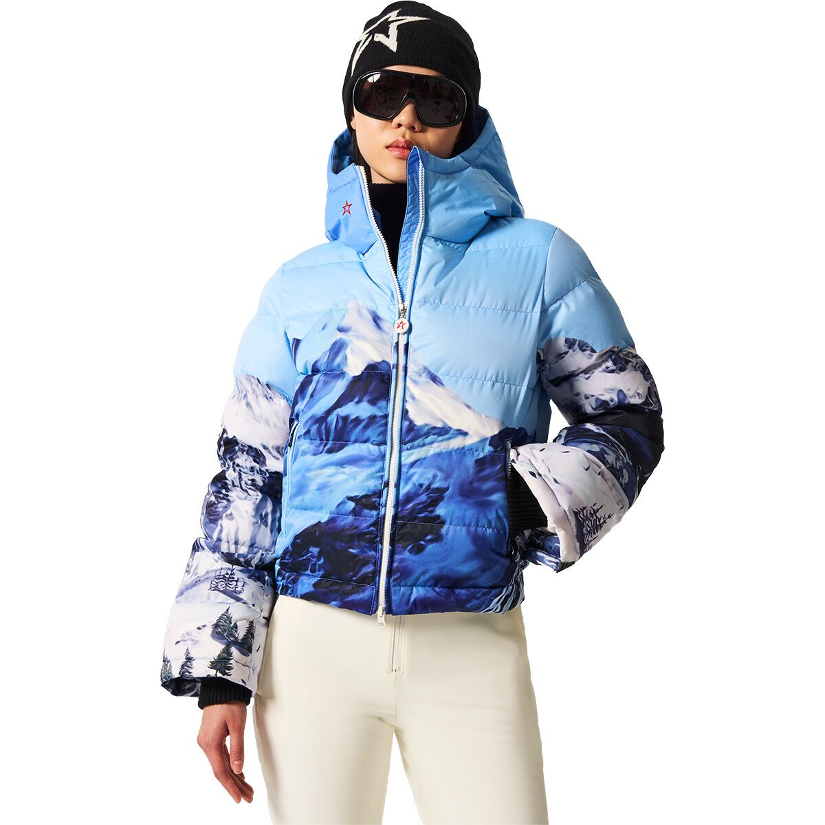 Image of Perfect Moment Polar Flare Ski Jacket III - Women's Ski Lift Blue, M