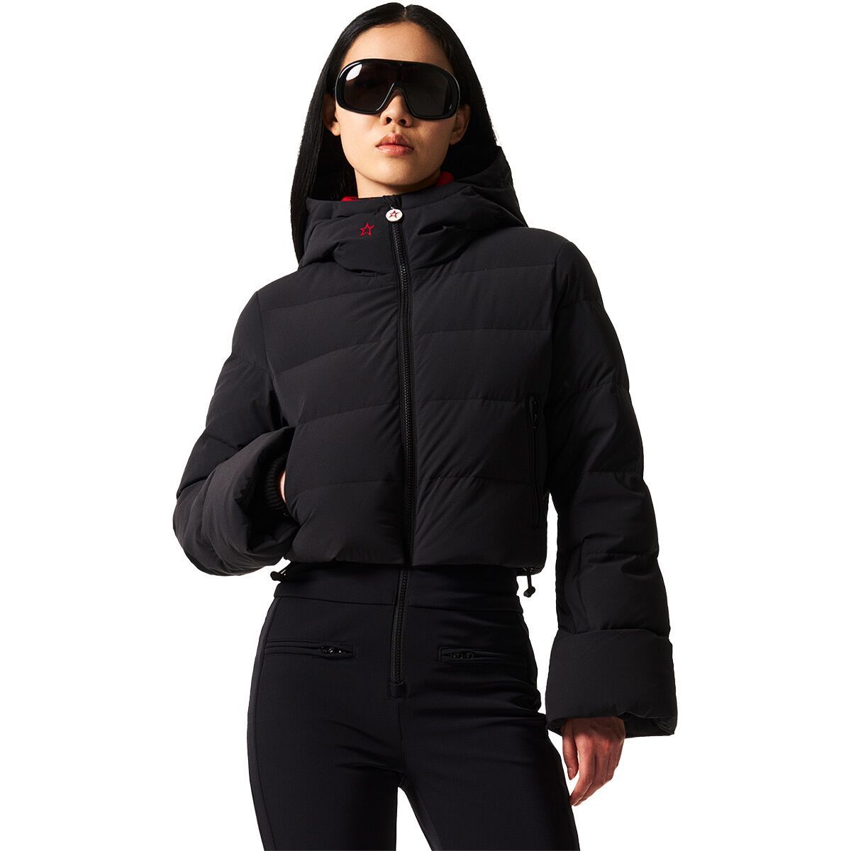 Image of Perfect Moment Polar Flare Ski Suit - Women's Pm Black, XL