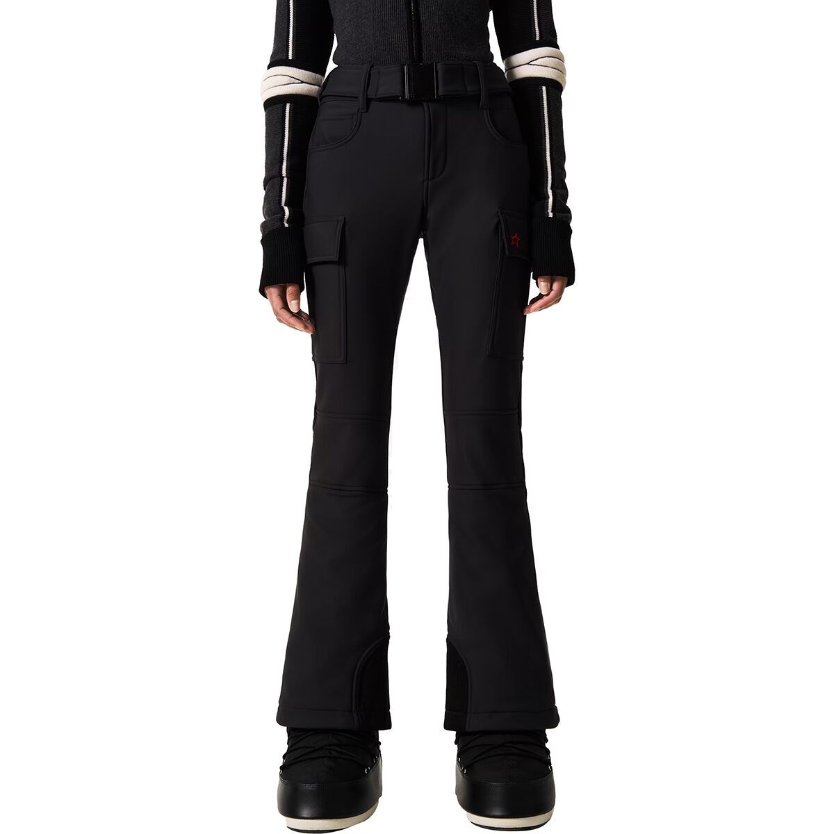 Image of Perfect Moment Mid-Rise Cargo Ski Pant - Women's Jet Black, S