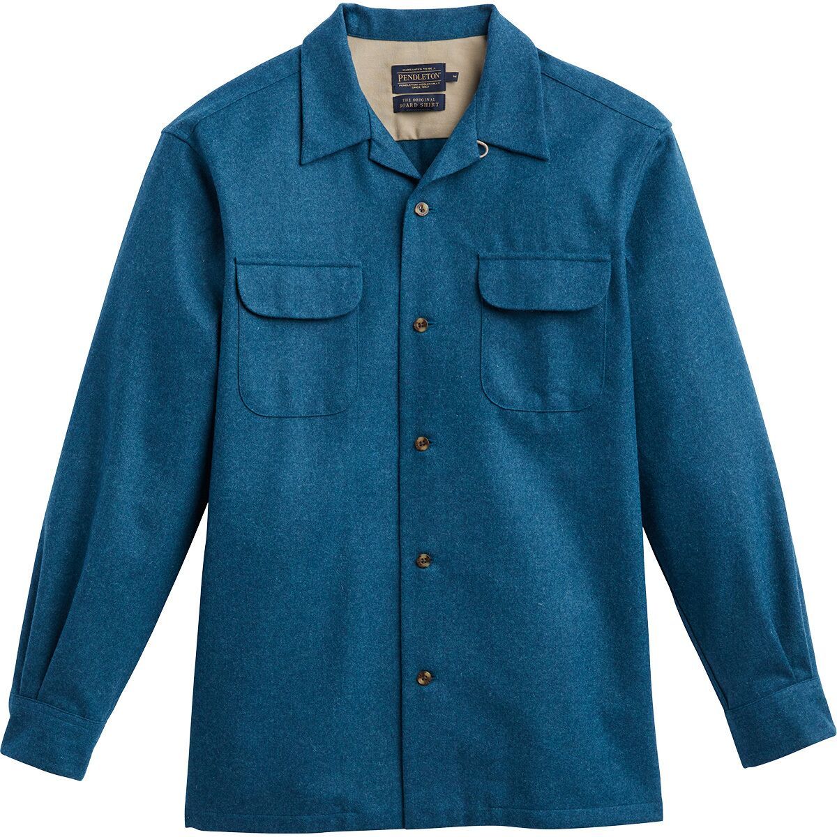 Image of Pendleton Board Shirt - Men's Blue Mix Solid, XL