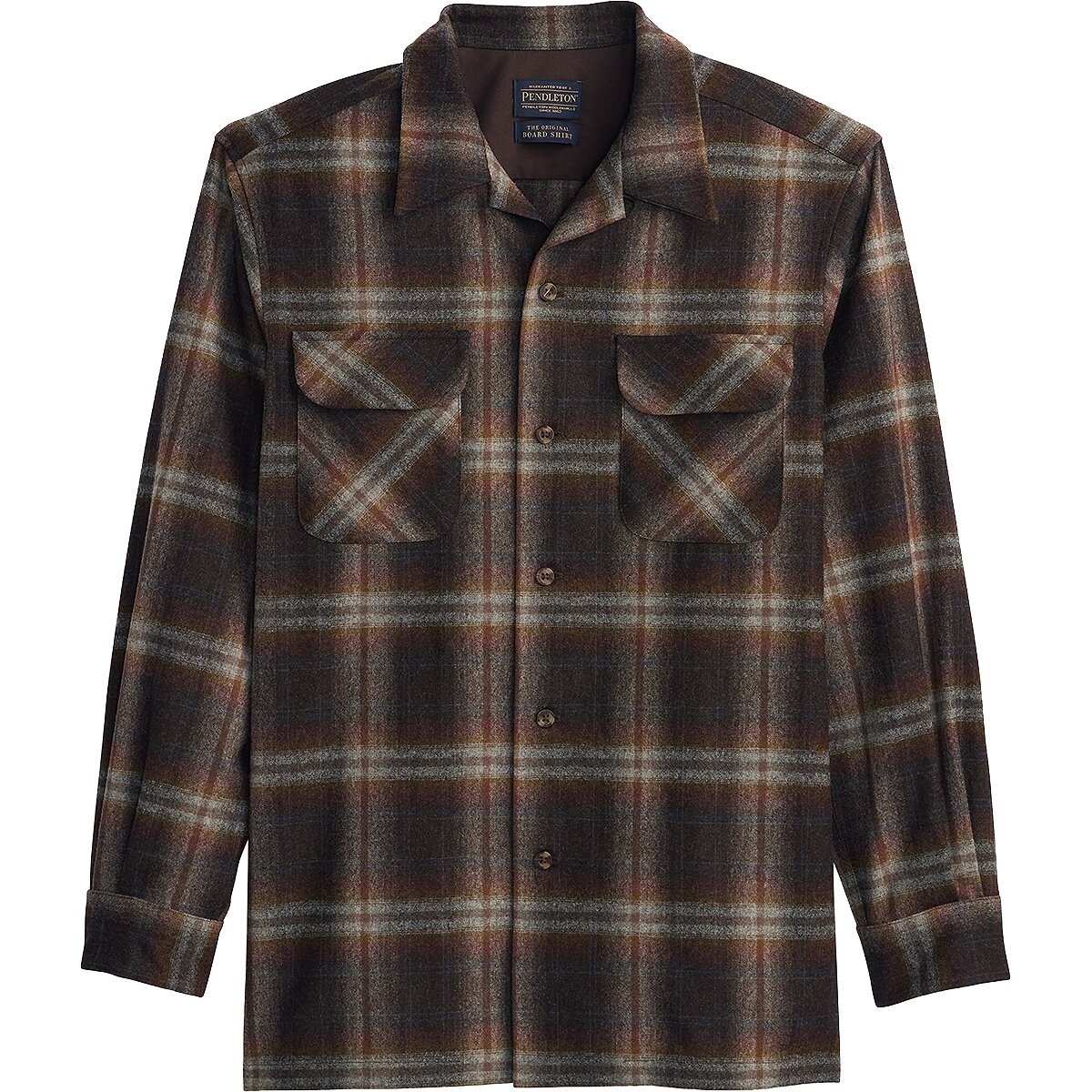 Image of Pendleton Board Shirt - Men's Grey Mix Multi Ombre, S