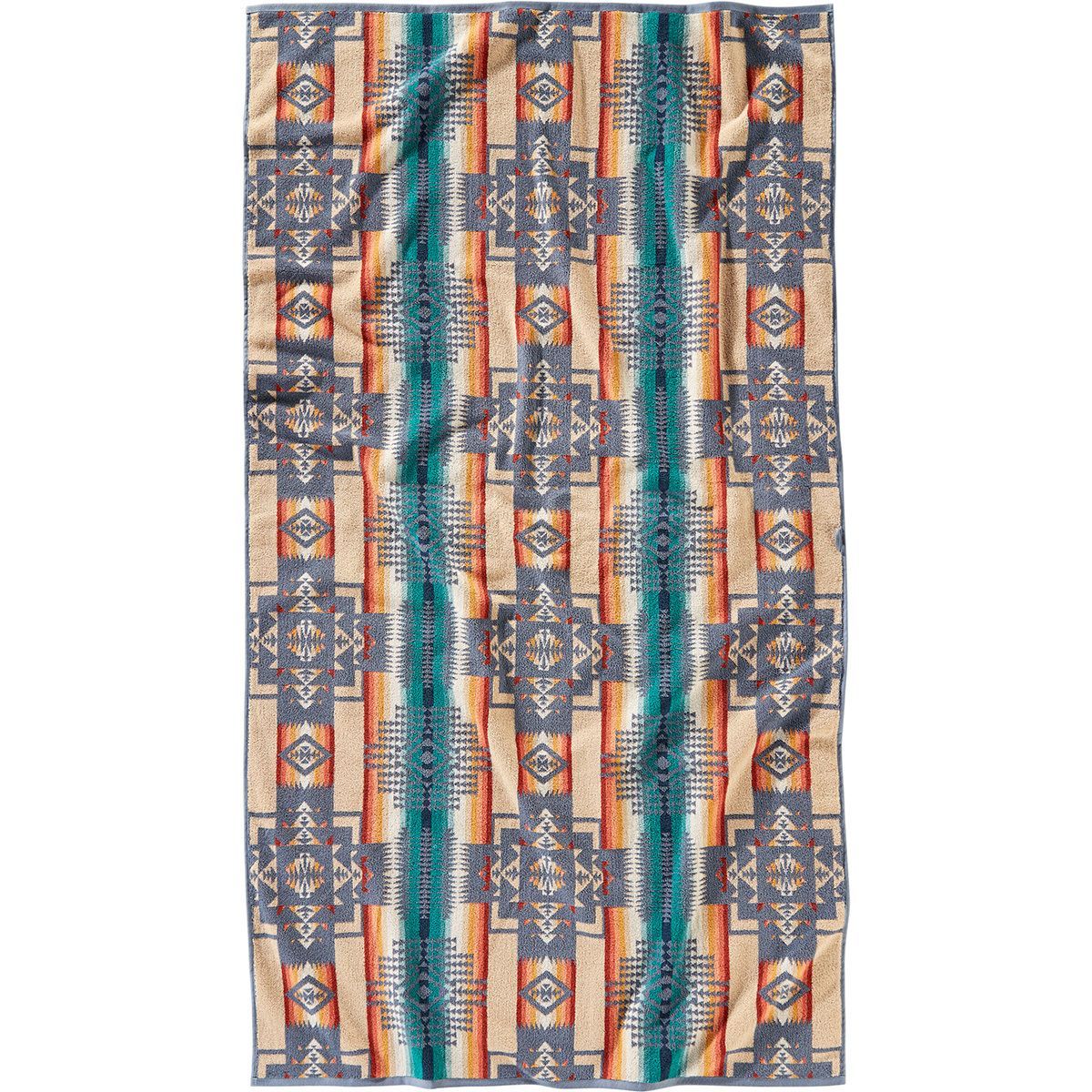 Image of Pendleton Oversized Jacquard Towel Chief Joseph Slate, One Size