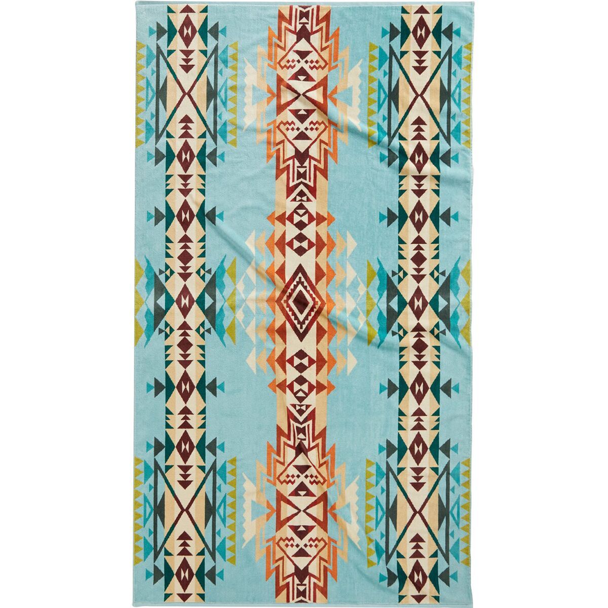 Image of Pendleton Oversized Jacquard Towel Highland Peak Aqua, One Size