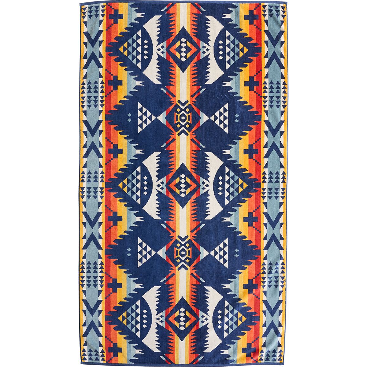 Image of Pendleton Oversized Jacquard Towel Nehalem Navy, One Size