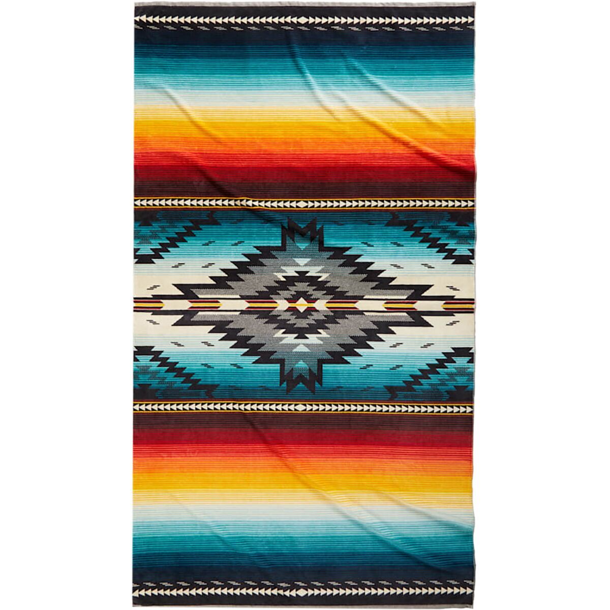 Image of Pendleton Oversized Jacquard Towel Saltillo Sunset, One Size
