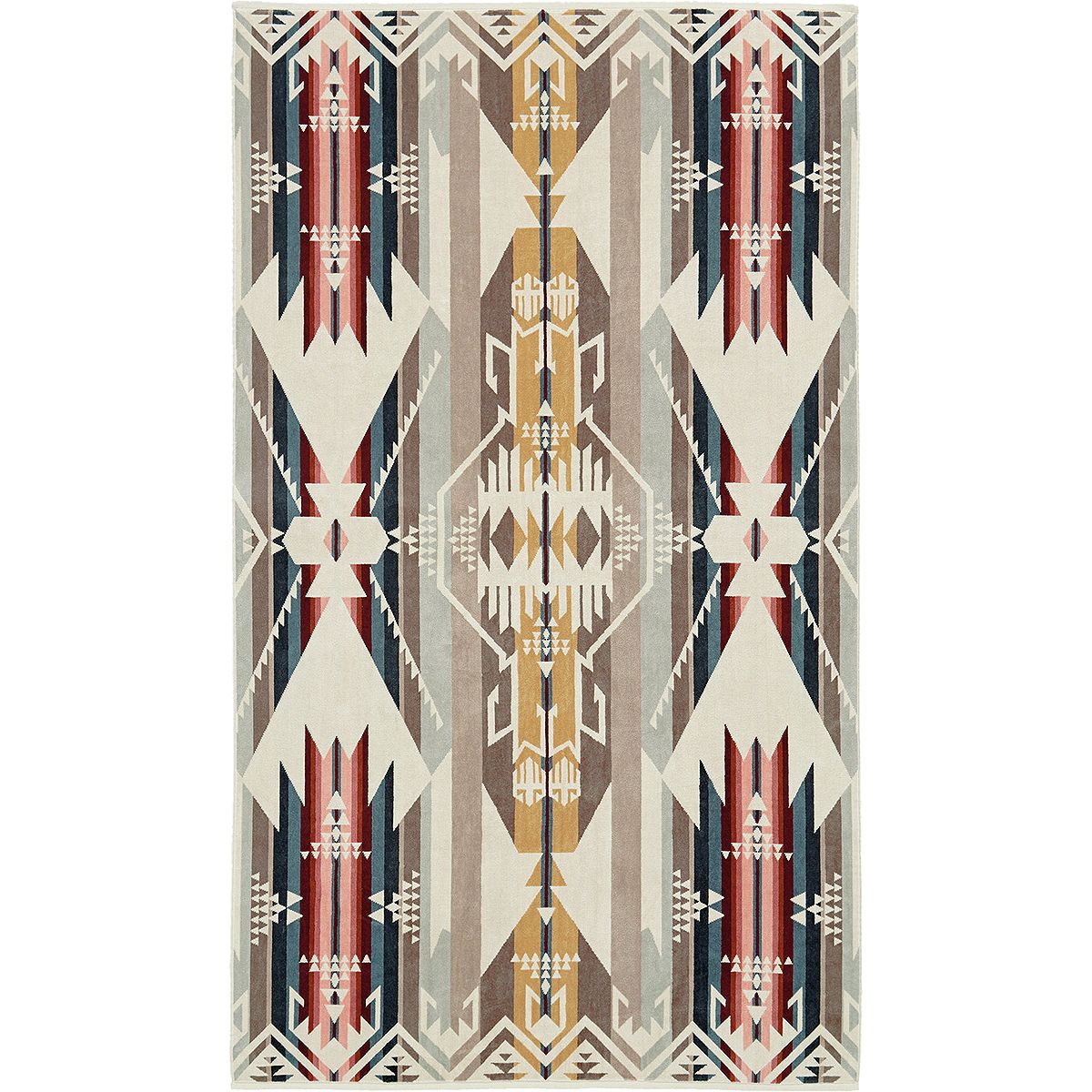 Image of Pendleton Oversized Jacquard Towel White Sands, One Size