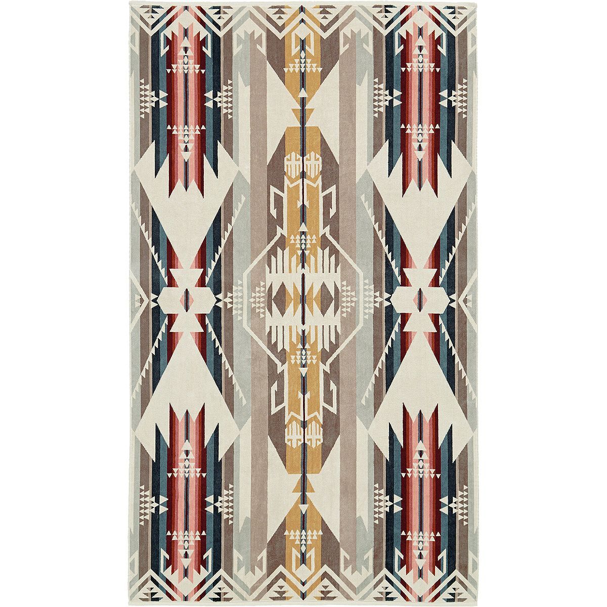 Image of Pendleton Oversized Jacquard Towel White Sands, One Size