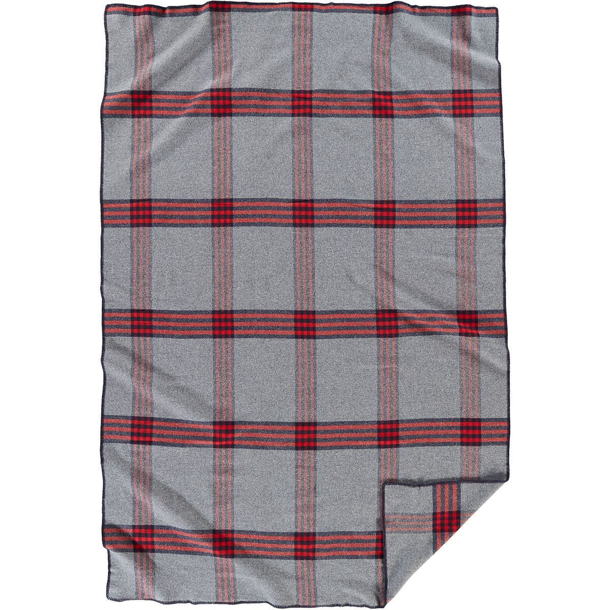 Image of Pendleton Eco-Wise Wool Washable Blanket Camp Plaid, Twin 66x96