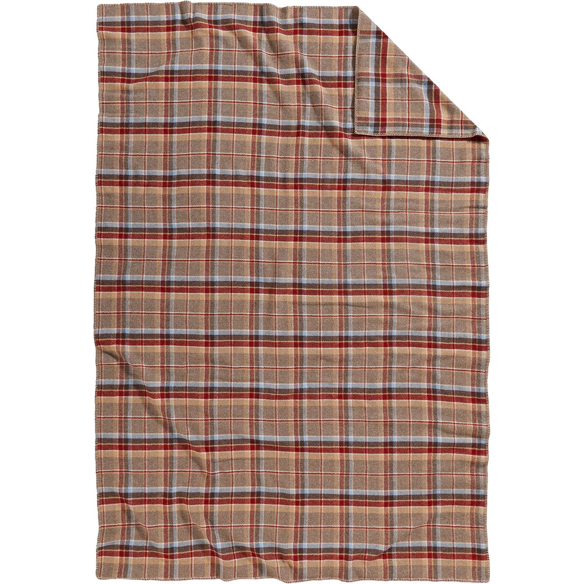 Image of Pendleton Eco-Wise Wool Washable Blanket Red Jasper, Queen