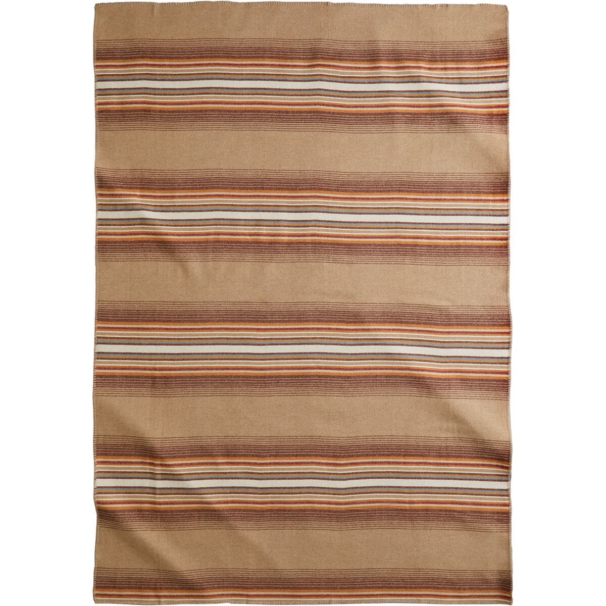 Image of Pendleton Eco-Wise Wool Washable Blanket Sienna Stripe, Twin