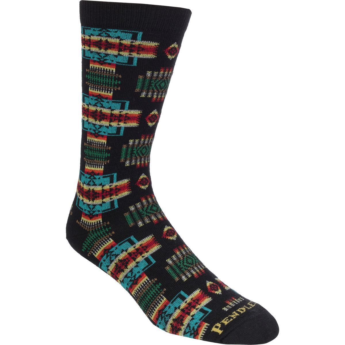 Image of Pendleton Wool Blends Chief Joseph Sock Black, L