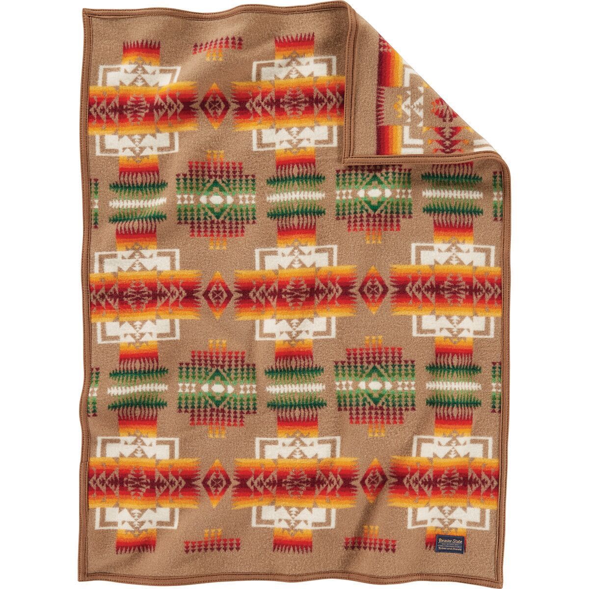 Image of Pendleton Chief Joseph Children's Blanket Khaki, One Size