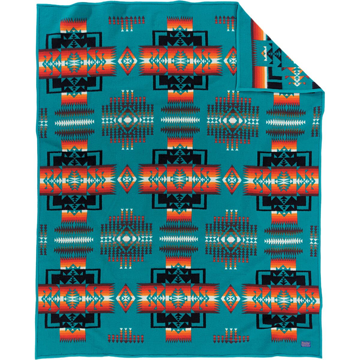 Image of Pendleton Chief Joseph Children's Blanket Turquoise, One Size